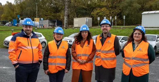Les représentants d’EELV en visite chez Imerys à Échassières