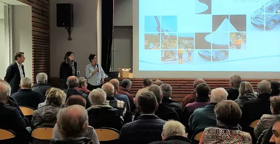 Réunion publique à Lapeyrouse le 16 novembre 2022